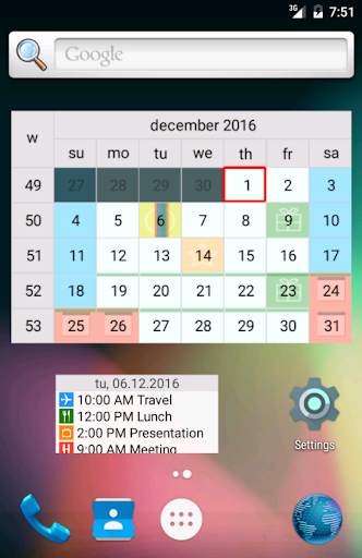 Endless Calendar 7 تصوير الشاشة