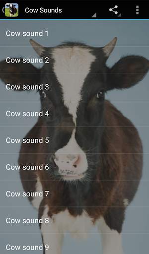 Cow Sounds 1 تصوير الشاشة