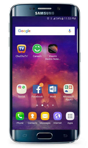 Galaxy A70 Launcher Theme screenshot 1