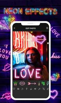 Neon Glowing Light Photo Effects screenshot 1