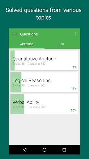 Aptitude, Reasoning & GK Offline preparation 2021 screenshot 3