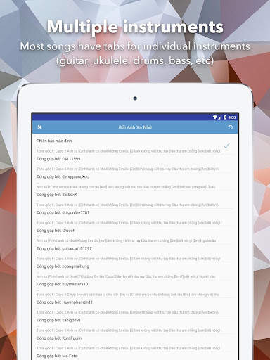 Hop Am Chuan - Guitar Tabs and screenshot 14