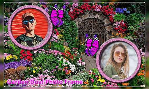 Garden Dual Photo Frames screenshot 2