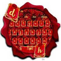 Rosy Red Keyboard on 9Apps