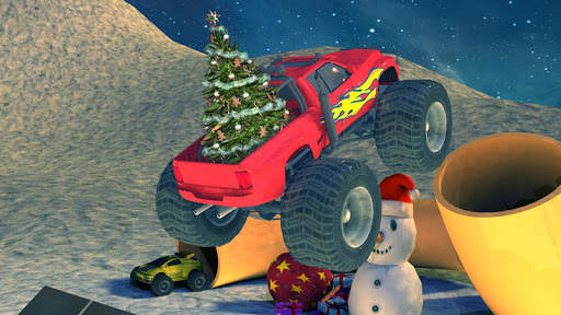 Extreme x-mas car stunt racing screenshot 8