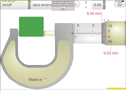 Micrometer Simulator screenshot 11