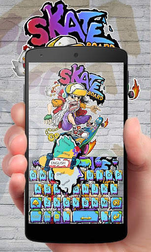 Skate GO Keyboard Theme screenshot 1