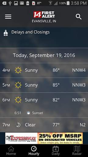 14FirstAlert Weather TriState screenshot 2