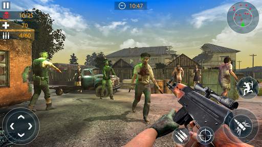 penembakan target serangan zombie screenshot 4