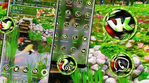 Water Garden Theme Launcher screenshot 1