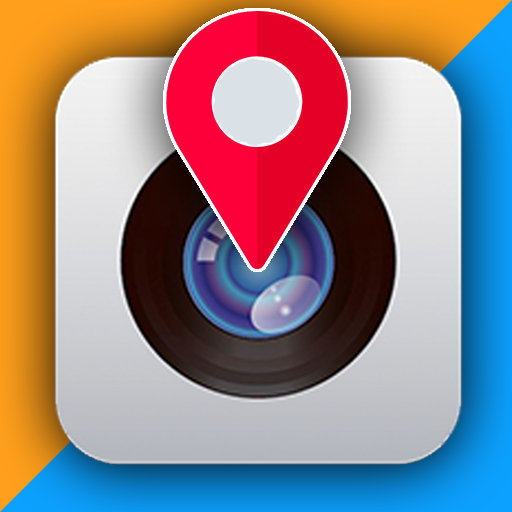 GPS Camera photo longitude latitude icon