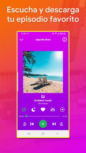 Reproductor podcast & app de podcast - XPod screenshot 1