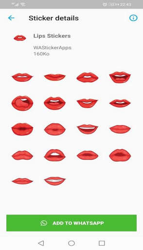 Kiss&Lips Stickers 2020 for Whatsapp screenshot 2