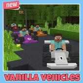 Vanilla vehicles addon for Minecraft logo