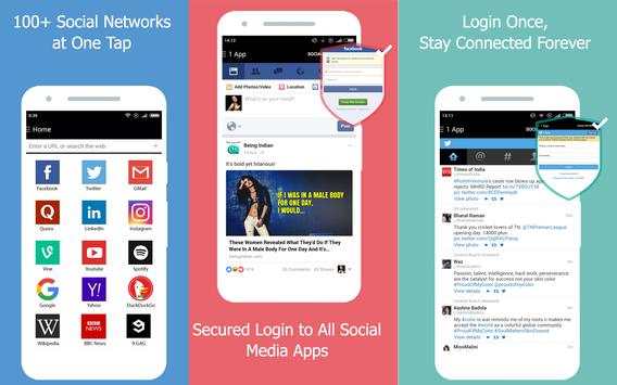 1-App: All Social Networking screenshot 7