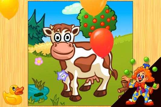 Funny Farm Puzzle for kids screenshot 1