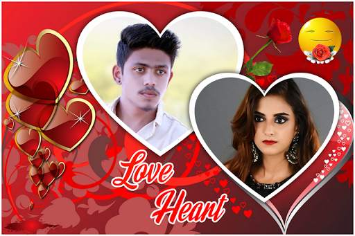 Love Heart Dual Photo Frame screenshot 11