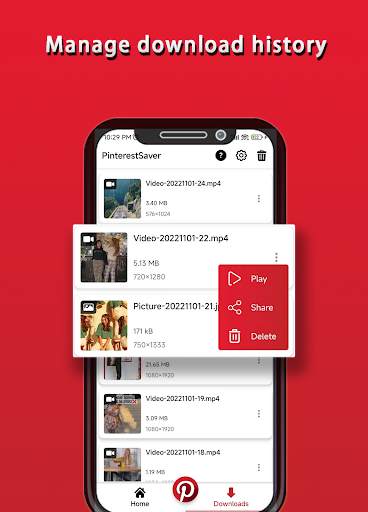 Downloader for Pinterest screenshot 4
