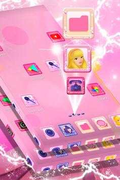 Princess Colors Launcher Theme 3 تصوير الشاشة