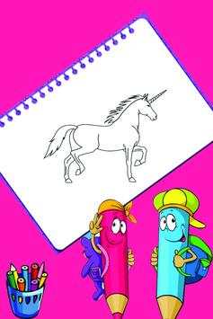 Coloring Unicorn Sandbox Color by Page Book screenshot 11