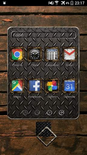 Next Launcher 3D Grunge Theme screenshot 4