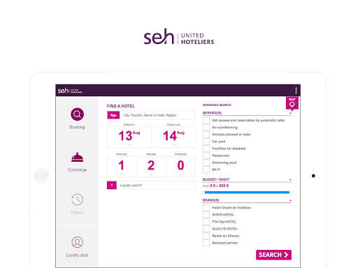 SEH Hotels screenshot 7