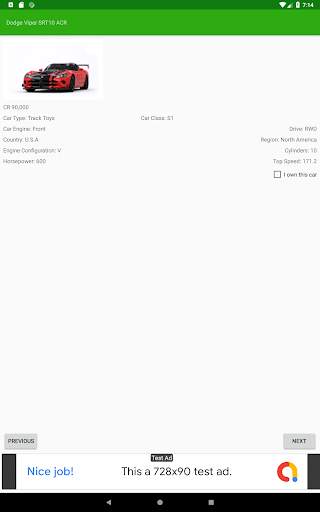 Car Tracker for Forza Horizon 4 स्क्रीनशॉट 8