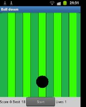 Ball Down Free screenshot 1