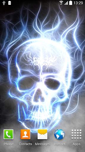 Skulls Live Wallpaper screenshot 1