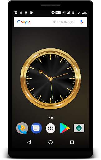 Luxury Golden Clock Live Wallpaper screenshot 5