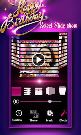 Birthday Wishes – Photo Video  screenshot 2