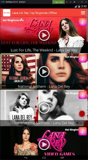 Lana Del Rey Top Ringtones Offline screenshot 3