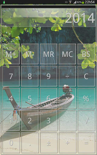 SCalc theme Glass screenshot 6