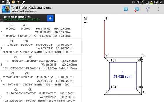 Total Station Cadastral Demo screenshot 9