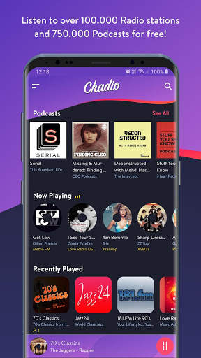 Radio FM & Podcast - Chadio screenshot 1