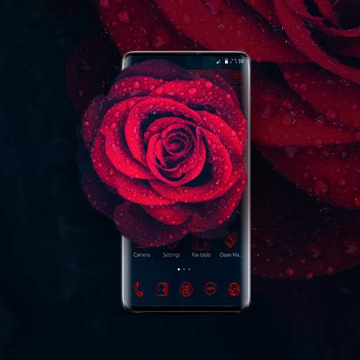 Glamorous Red Rose Launcher 1.1.3