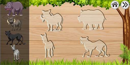 Animals puzzle games for kids screenshot 3