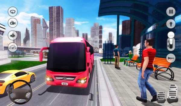 City Coach Tour Bus Driving Simulator screenshot 2