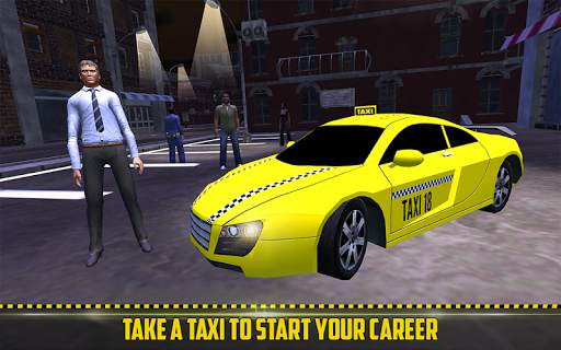 Taxi Driver City Taxi Driving Simulator Game 2018 screenshot 5