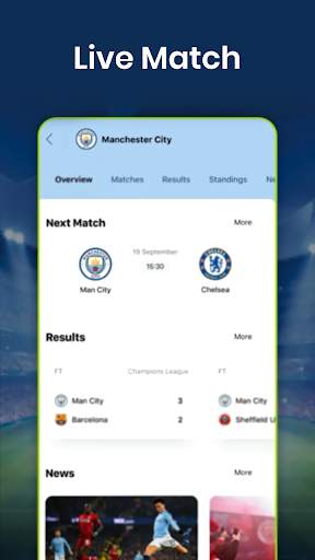 Football TV Live Streaming Cricket HD GHD Tips screenshot 3
