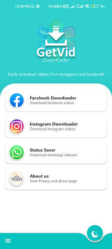 GetVid - Video Downloader for Facebook & IG screenshot 1