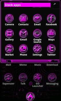 PINK TECH GO Launcher EX screenshot 5
