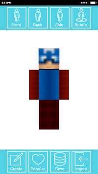 2D&3DSkin Editor for Minecraft screenshot 4