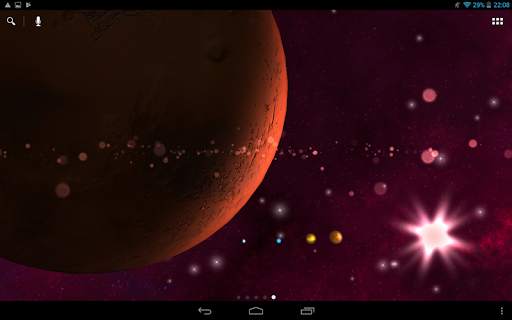 Solar system live wallpaper screenshot 10