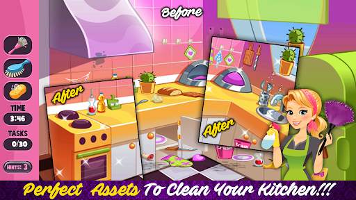 Barbie House Cleaning Game screenshot 4