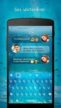 Keyboard - Boto: Sea Waterdrop screenshot 1