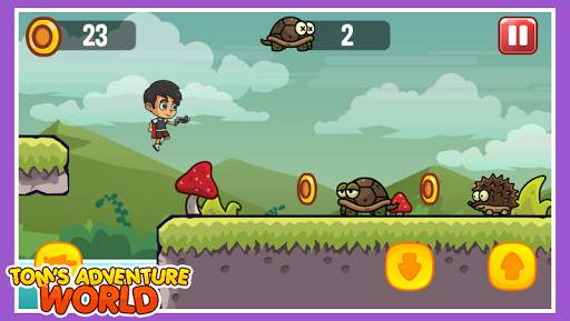 Tom's Adventure World - Running Game screenshot 1