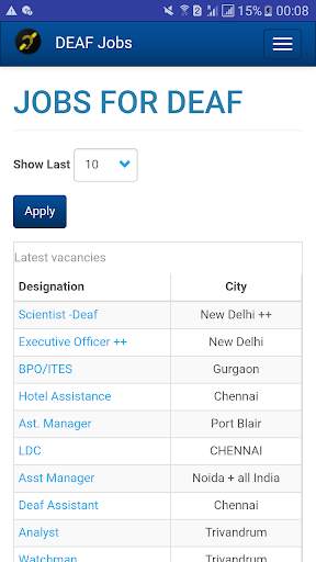 Deaf Jobs India   World screenshot 1