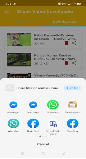 Snack Video Downloader Without Watermark screenshot 4