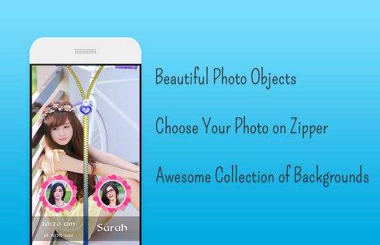 Candy Zipper Lock Screen screenshot 3